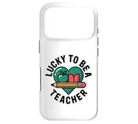 Lucky To Be A Teacher St Patricks Day Case for iPhone 17 Pro