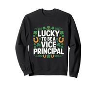 Lucky to Be a Vice Principal St Patrick’s Day Shamrock Sweatshirt