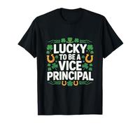 Lucky to Be a Vice Principal St Patrick’s Day Shamrock T-Shirt