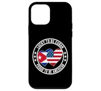 Lucky To Be Cuban Proud To Be American Cuba USA Flag Graphic Case for iPhone 12 mini