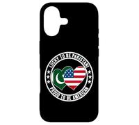 Lucky To Be Pakistani Proud To Be American Pakistan USA Flag Case for iPhone 17