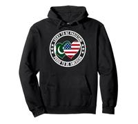 Lucky To Be Pakistani Proud To Be American Pakistan USA Flag Pullover Hoodie
