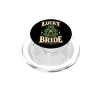 Lucky To Be The Bride St Patricks Wedding Future Mrs Gift PopSockets PopGrip for MagSafe