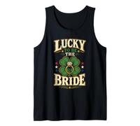 Lucky to Be The Bride St Patricks Wedding Future Mrs Gift Tank Top