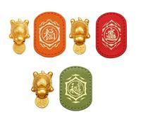 Lucky Turtle Wallet Charm with Coin Leather Sleeve Feng Shui | tortoise talisman brings wealth & longevity; mini golden keepsake fits wallets as a meaningful lucky gift.