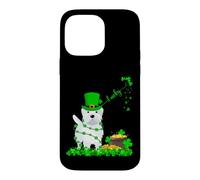 Lucky Westie Dog St. Patrick's Day Westie Irish Men Women Case for iPhone 14 Pro Max