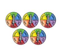 Lucky Wheel Pin, Rotating Enamel Badge, Funny Lucky Wheel Pin with Rotatable Arrows Lapel Pin, F**K or LOVE Rotatable Wheel Pin Enamel Brooch Pins for Women Men