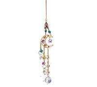 Lucky Wind Chimes, Wind Chimes, Wind Chimes Outdoor Life Tree Crystal Suncatcher Hanging Pendant Garden Decor Multicolor(Color 11)