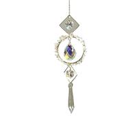 Lucky Wind Chimes, Wind Chimes, Wind Chimes Outdoor Life Tree Crystal Suncatcher Hanging Pendant Garden Decor Multicolor(Color-4)