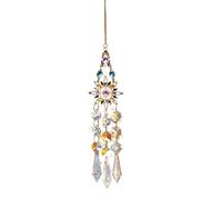 Lucky Wind Chimes, Wind Chimes, Wind Chimes Outdoor Life Tree Crystal Suncatcher Hanging Pendant Garden Decor Multicolor(Color-10)