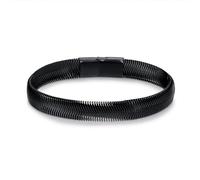 LUCKY2+7 Bracelets for Men - Stainless Steel Magnetic Clasp Snake Chain Men's Bracelet