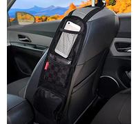 Luckybay Car Seat Side Organizer, Auto Seat Storage Hanging Bag, Phones, Drink, Stuff Holder with Mesh Pocket for Cars, SUV & Truck