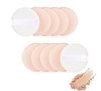 Luckycivia 30 Pieces 2.2 Inch Cosmetic Powder Puff, Soft Sponge Foundation Makeup Tool, BB Cream Foundation Sponge Air Powder Puff, for Loose Powder, Face Powder and Foundation Powder