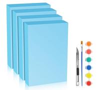 LuckyFoam Blue 4 Pack 12x7.5x2 inch Foam Sheets 2 Inch Thick Polystyrene Rectangles XPS Foam Board Craft for Insulating DIY Modeling Art Supplies
