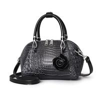 LuckyGGT Autumn Winter Shell Women Handbag Crocodile Pattern Fashion Retro Single Shoulder Crossbody Bag