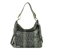 LuckyGGT Colorful Genuine Leather Women's Handbag Top Layer Cowhide Snake Pattern Shoulder Bag Evening Tote Bag