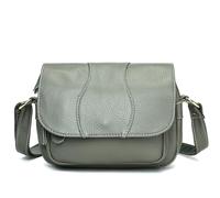 LuckyGGT Large Capacity Mom Bag Top Layer Cowhide Fashion Single Shoulder Crossbody Bag Vintage Small Square Bag