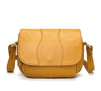 LuckyGGT Large Capacity Mom Bag Top Layer Cowhide Fashion Single Shoulder Crossbody Bag Vintage Small Square Bag