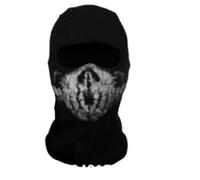LUCKYHHM Unisex Ghost Print Balaclava Mask Stocking Good For War Game Halloween Cosplay(D)