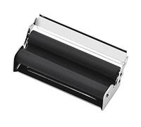 LUCKYKODOR Cigarette Roller, 75 mm, Manual, Zinc Alloy, Silver Black
