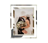 LUCKYLIFE 8x10 Picture Frame Glass for Tabletop Display Vertical or Horizontal, Photo Frames, 1 Pack