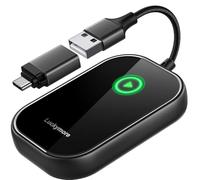 Luckymore Wireless Carplay Adapter, 2024 Upgrade Converts Wired to Wireless carplay Adapter for iPhone, Wireless Control Plug & Play Carplay for Cars from 2017 & for Apple iPhone iOS 10+