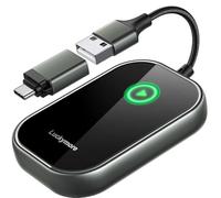Luckymore Wireless Carplay Adapter, Converts Wired to Wireless Carplay Dongle for Plug & Play Carplay Fit for Cars from 2017 & for Apple iPhone iOS 10+