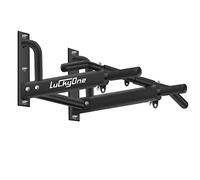 Luckyone All Mounted Pull Up Bar with More Stable 6-Hole Design for Indoor and Outdoor Use, Maximum Weight 440 Lbs