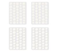 LuckyOpt 160Pcs Pimple Patches, Star-shaped Hydrocolloid Spot Patches, Colorful Acne Patch to Cover Absorb Invisible Blemish and Pimples, Star Spot Patches for Face Care, 3 Size (White)