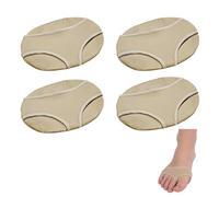 LuckyOpt 2Pairs Metatarsal Pads, Soft Invisible Ball of Foot Cushion Pads, Shock-Absorbing Gel Pads for Ball of Foot to Cushioning Pain and Pressure, Metatarsal Pads for Women Men (L)