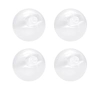 LuckyOpt 60mm Squeakers for Dog Toys, 4pcs Round Dog Toy Squeakers Replacement, Thickened Plastic Noise Maker Insert Replacements for Repairing Old Toys & Sound Again Pet Supply (4, 60 mm)