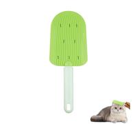 LuckyOpt Cat Tongue Comb, Soft Washable Cat Comb Reducing Knots and Shedding, Portable Cat Grooming Brush Massage Relaxing Cleaning Cat Brush for Long & Short Haired Cats, Dogs, Rabbits (Green)