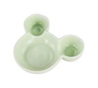 LuckyOpt Hamster Bowl, Cute Ceramic Hamster Guinea Pig Bowl, Easy to Clean, Feeding Bowl for Hedgehogs, Rodents (Green)