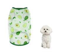 LuckyOpt Pet Shirt, Breathable Pet Clothes with Pretty Floral Print, Dog Clothes for Photography, Travel to the Sea, Trips Indoors and Outdoors (Green, M)