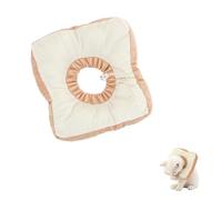 LuckyOpt Toast Cat Recovery Cone, Adjustable Pet Elizabethan Collar for Cats &Puppy, Soft Cone for Cats After Surgery to Stop Licking, Cat Neck Pillow for Sleeping, Easy to Clean (Yellow, S)