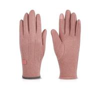 LuckyOpt Winter gloves for women, guantes de dedo de pantalla táctil Con forro de Peluche, guantes de conducción a prueba de Viento para correr Ciclismo escalada conducción al aire Libre (Pink)