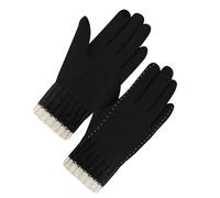 LuckyOpt Women's Winter Warm Gloves, Elastic Cuffs Winter Glove for Women, Thermal Touchscreen Gloves for Driving Cycling Working Walking Out (Black)