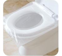 Luckyrao 50 PCS Travel Disposable Toilet Seat Cover Antibacterial Waterproof Portable WC Pad Toilet Mat For Baby Pregnant Mom,Independent Packing