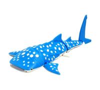 LuckyVin Whale Shark Figurine - 3D Printed Ocean Animal Decor for Desk, Bookshelf, Office Display, Gift for Ocean Lover (Whale Shark)