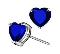 Luckywaqng Fashionable Zircon Earrings With Women's Hearts Colourful And Earrings With Their Cute Heart Shaped Symbolize Love And Warm Earrings Dog, one size, Copper, No Gemstone