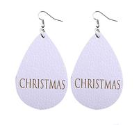 Luckywaqng Girls Decorations Faux Dangle Xmas Earrings Women Christmas Party Drop Accessories Earrings Nurse, one size, Leather, No Gemstone