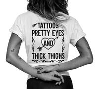 Luckywaqng IF I'm Too Much The Go Find Less Women's T Shirt with Large Lettering Print On The Back Basics Top Women (Z3-White, M)