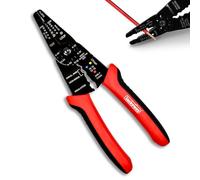 Luckyway Professional Wire Stripper/Wire Crimping Tool 8-inch, 10-22 AWG Wire Cutter, Wire Crimper, Cable Stripper, Wiring Tools and Multi-Function Hand Tool.