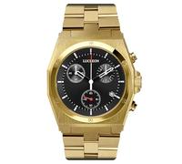 Lucleon by Trendhim | Chronograph Watch | for Men | Gold | Date, Stopwatch, and Chronograph | Water Resistant up to 50 Meters | Danish Design