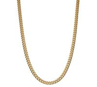 Lucleon by Trendhim | Curb Chain Necklace | For Men | 6mm Thickness | Gold-tone Stainless Steel | Polished Finish | Nickel Free