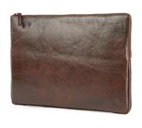 Lucleon by Trendhim | Dark Brown Laptop Sleeve | Genuine Leather | Cotton Lining | For 13.3 Inch Laptops | Aniline Finish