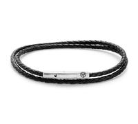 Lucleon by Trendhim Men's Bracelet | Collins 3mm Leather Wrap Bracelet in Vintage Brown | Genuine Leather with Magnetic Clasp | Danish Design | Stylish Accessory for Everyday & Special Occasions