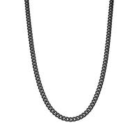 Lucleon by Trendhim Necklace Chain Men | 6mm chain Necklace | Lobster Clasp | Polished 316L Stainless Steel | Danish Design | Stylish for Everyday Wear | Black