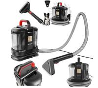 Lucn 5000W Spot Washer Hurricane Wet Handheld Vacuum Cleaner for Car, Sofa, Upholstery, Carpet, Stairs. Compact, Powerful Cleaning Machine with Dual-Tank