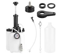 Lucn Car Bleed Oil Bottle Tool Pressure Brake Clutch Fluid Bleeder Bleeding Kit 3L and Brake Fluid Bleeder with Extractor and Refill Bottle for European Models Vehicle Maintenance